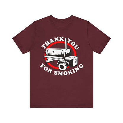 THANK YOU FOR SMOKING BBQ T-SHIRT