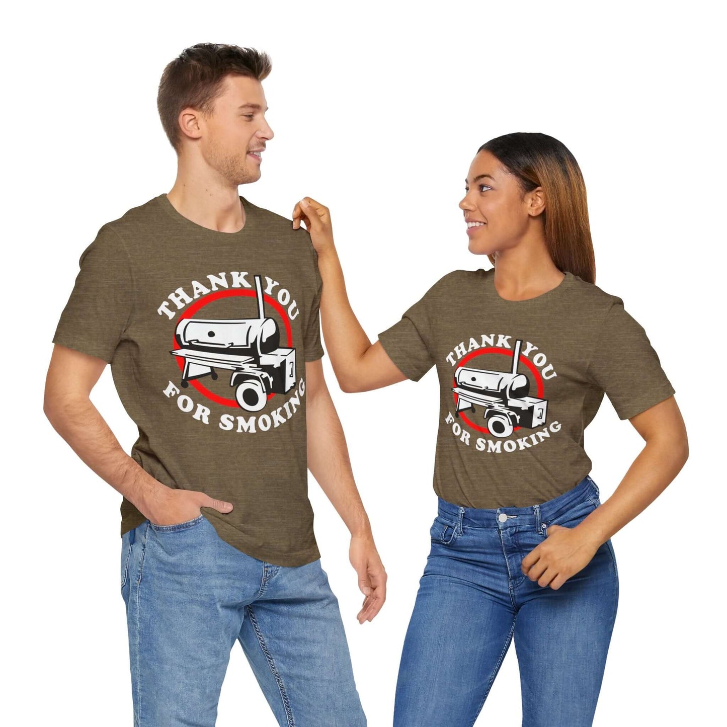 THANK YOU FOR SMOKING BBQ T-SHIRT