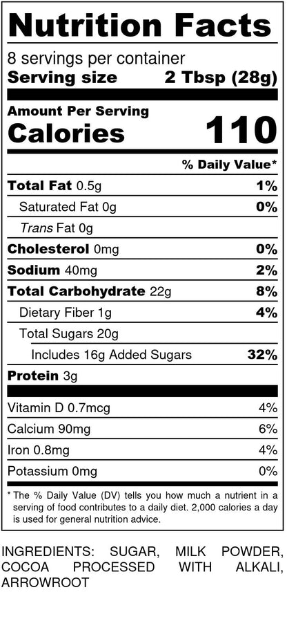 Traditional Hot Cocoa Drink Mix
