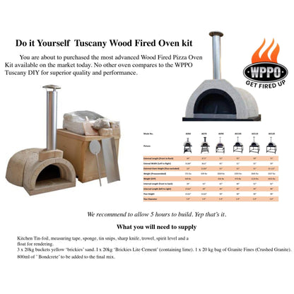 Do It Yourself Tuscany Wood-Fired Oven