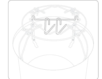 18" Weber Smokey Mountain Hanging System