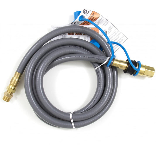Blaze 10 Ft. Natural Gas/Bulk Propane Hose w/ Quick Disconnect for Gas Grills