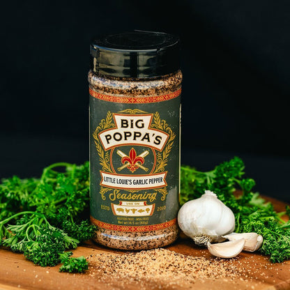Big Poppa's Little Louie's Garlic Pepper Seasoning