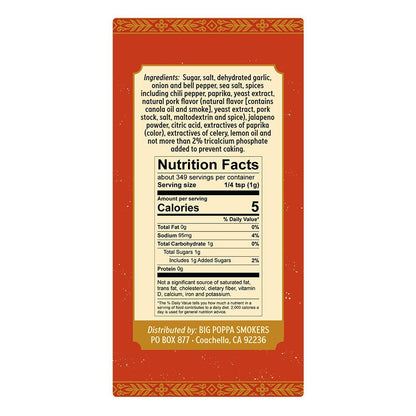 Big Poppa's Sweet Money Hot Seasoning