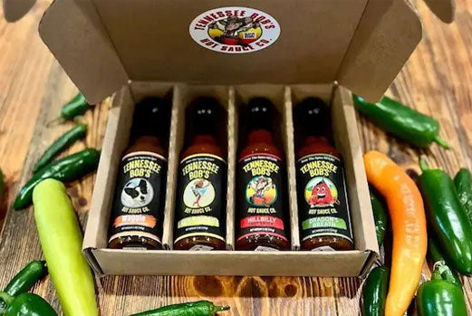 Four Hot sauces
