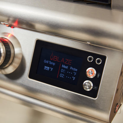 Blaze 26-in Countertop Propane Outdoor Oven w/ Bluetooth Probes & Rotisserie