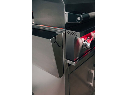 TrueFlame Deluxe Cart with 2 Fold-Down Side Shelves for 32" Grills