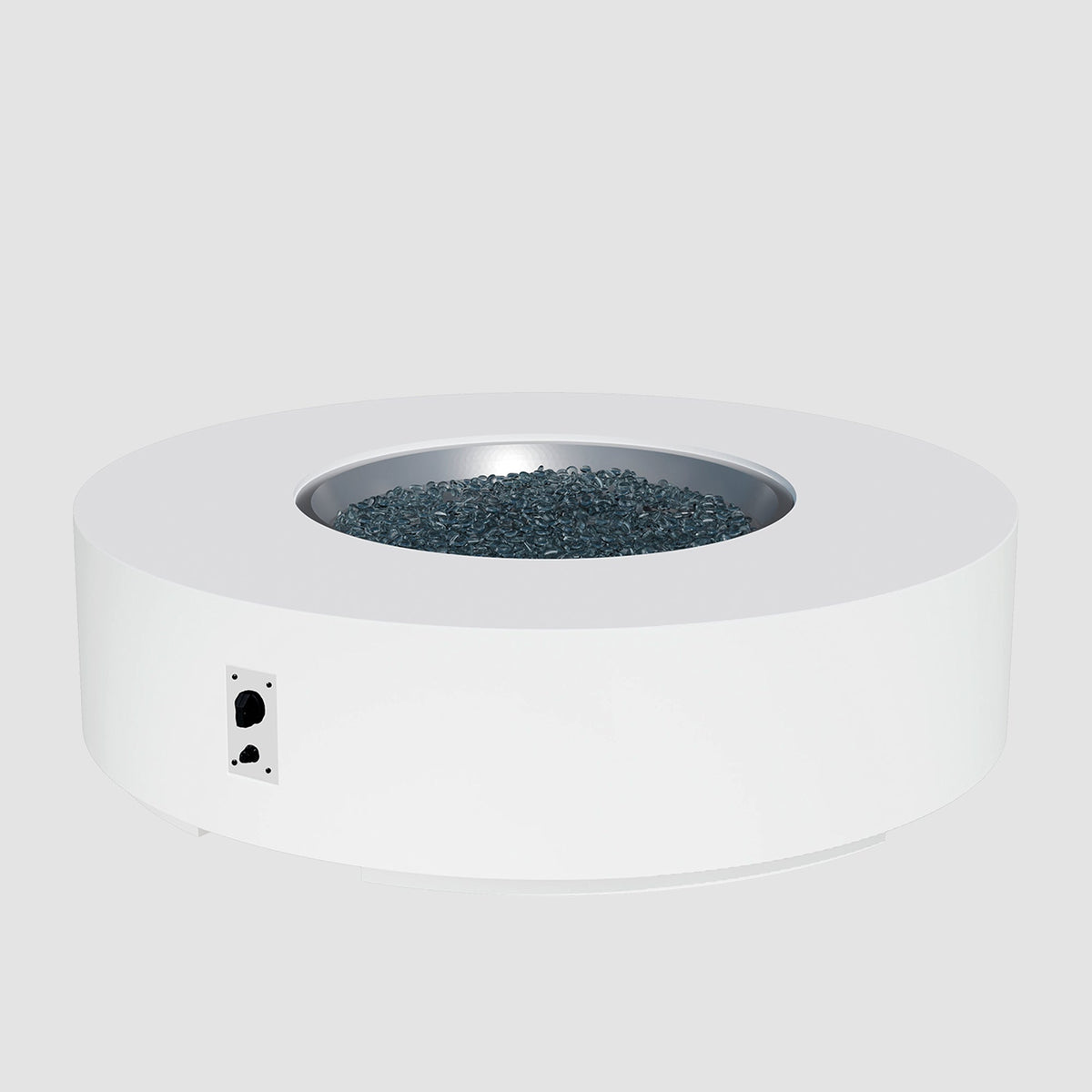 Cove Concrete Round Gas Fire Pit Table