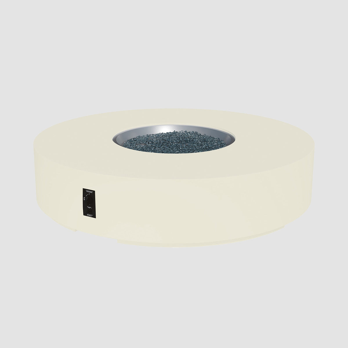 Cove Concrete Round Gas Fire Pit Table