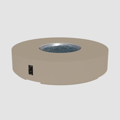 Cove Concrete Round Gas Fire Pit Table