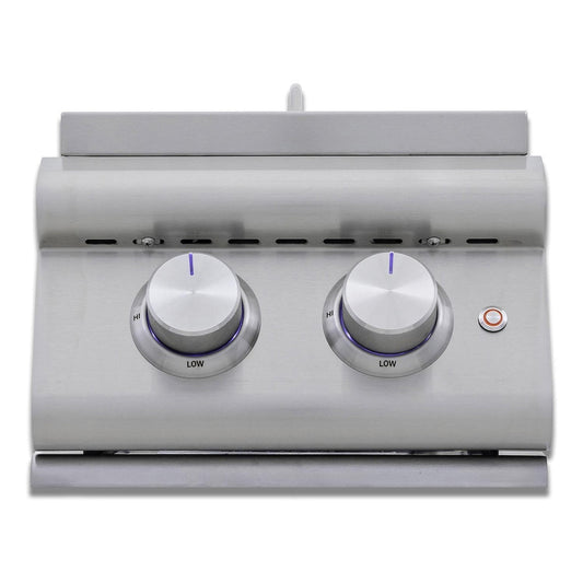 Blaze LTE+ Propane Gas Double Side Burner w/ Lid
