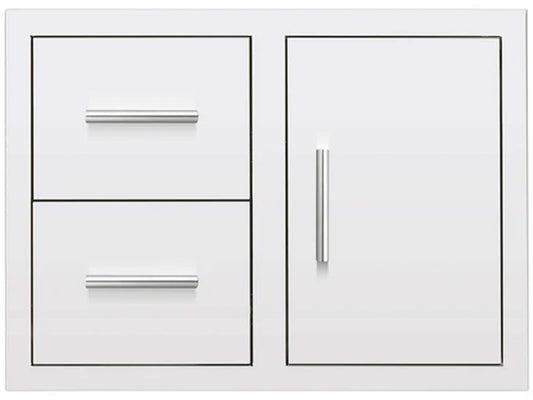 Summerset Stainless Steel 2-Drawer and Access Door Combo with Hidden Hinge