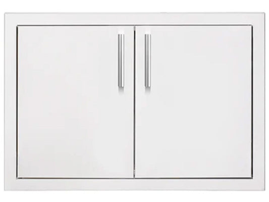 Summerset Stainless Steel Double Access Door with Hidden Hinge