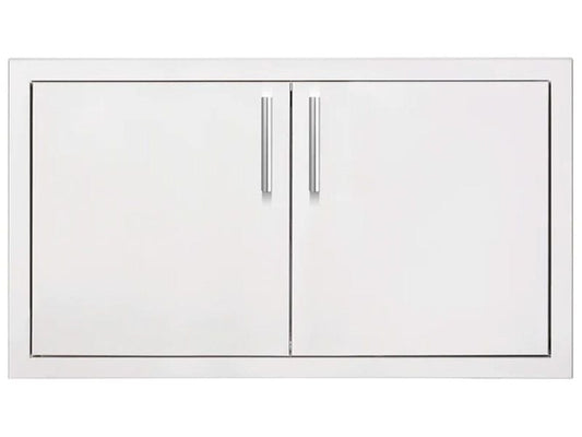 Summerset 33-Inch Stainless Steel Masonry Double Access Door with Hidden Hinge