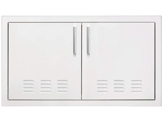 Summerset 33-Inch Stainless Steel Vented Double Access Door with Hidden Hinge