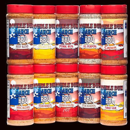 DDR BBQ Rubs 10-Pack Variety Set