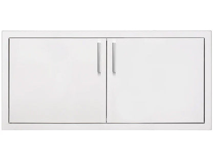 Summerset 36-Inch Stainless Steel 2-Drawer Dry Storage Pantry & Access Door Combo with Hidden Hinge