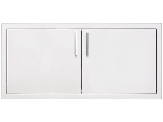 Summerset 36-Inch Stainless Steel 2-Drawer Dry Storage Pantry & Access Door Combo with Hidden Hinge