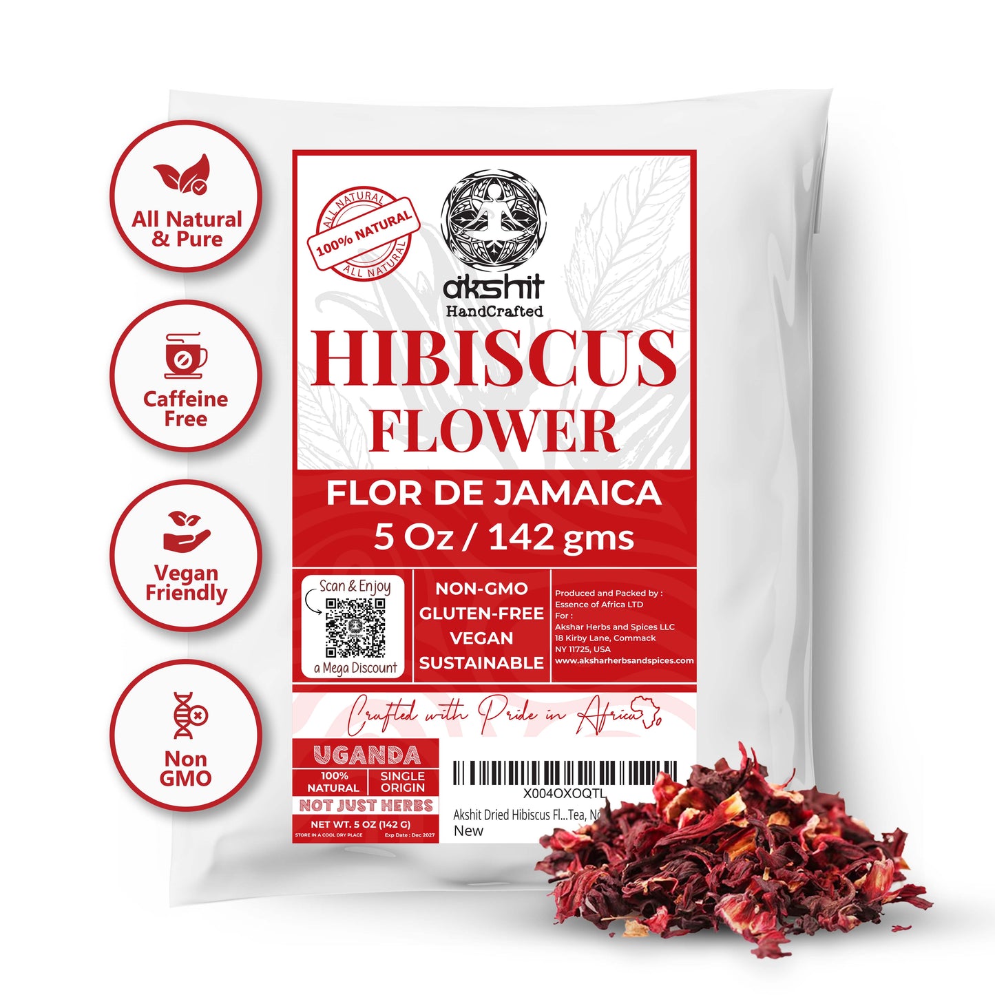 Dried Hibiscus Flowers