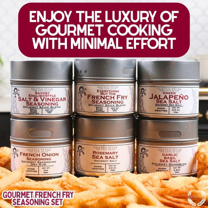 Gourmet French Fry Seasoning Set - Six Pack