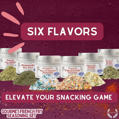 Gourmet French Fry Seasoning Set - Six Pack
