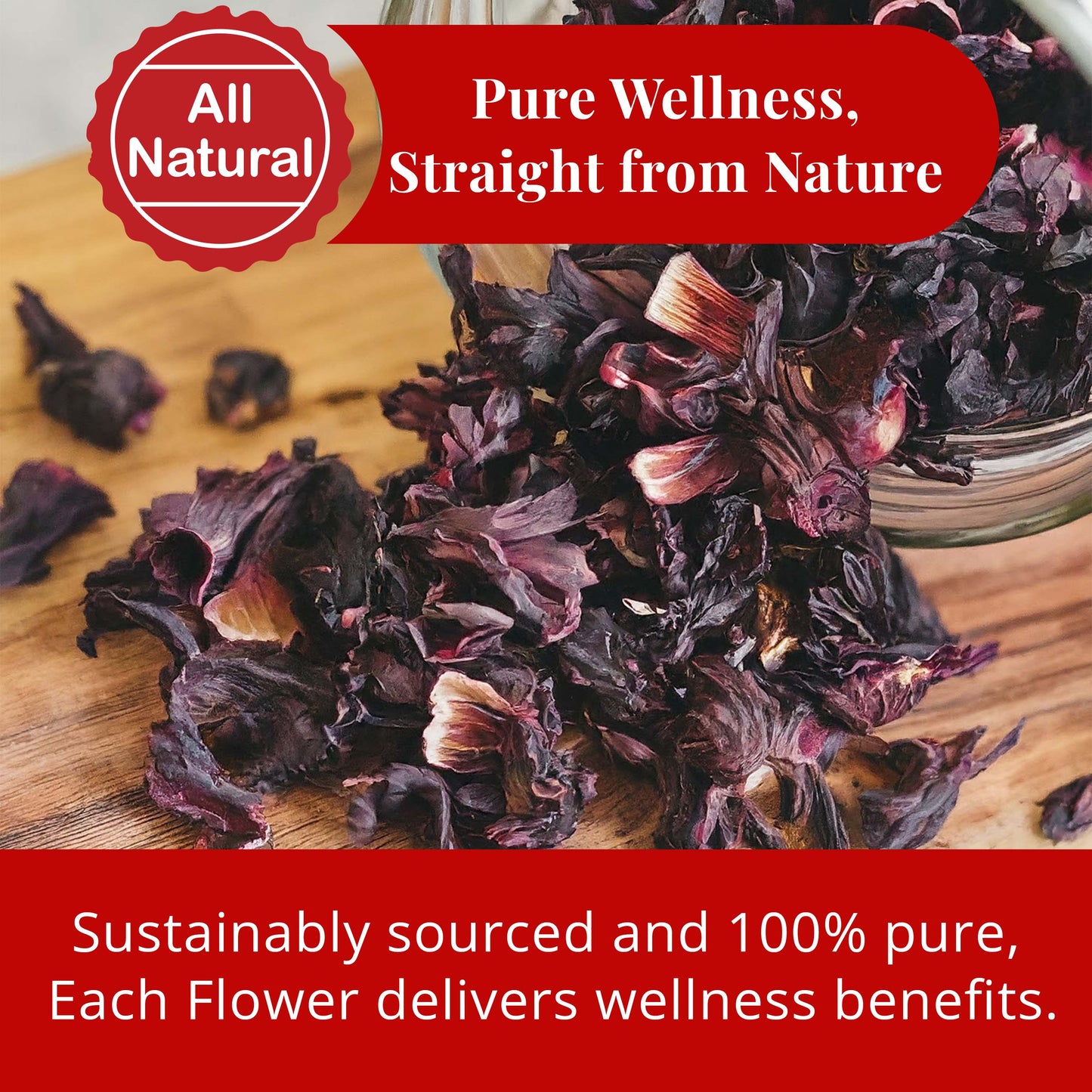 Dried Hibiscus Flowers