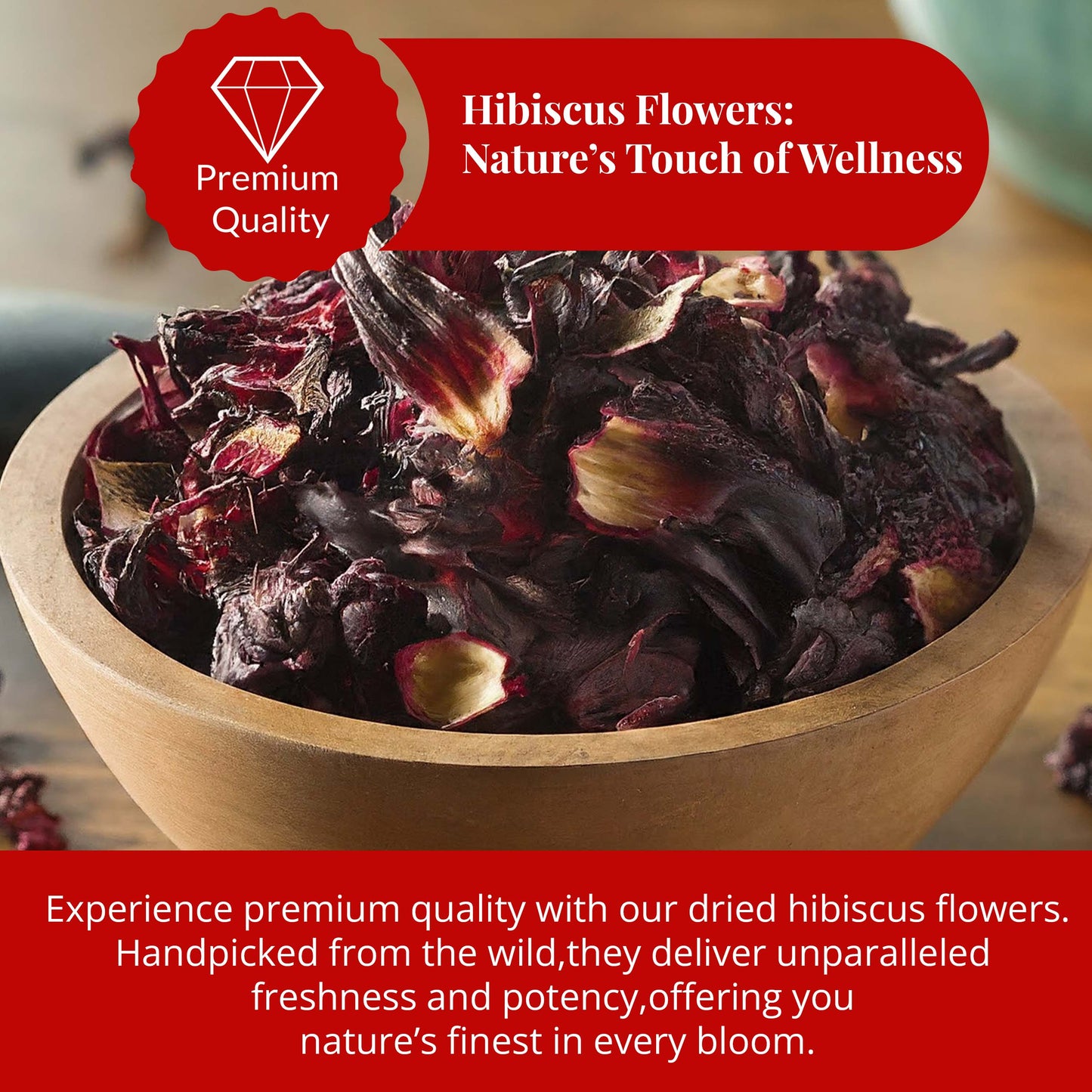 Dried Hibiscus Flowers