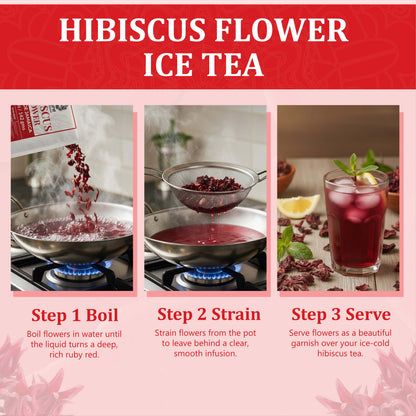 Dried Hibiscus Flowers
