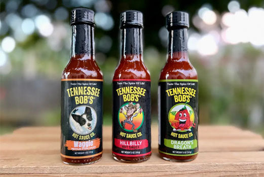Three Hot Sauces