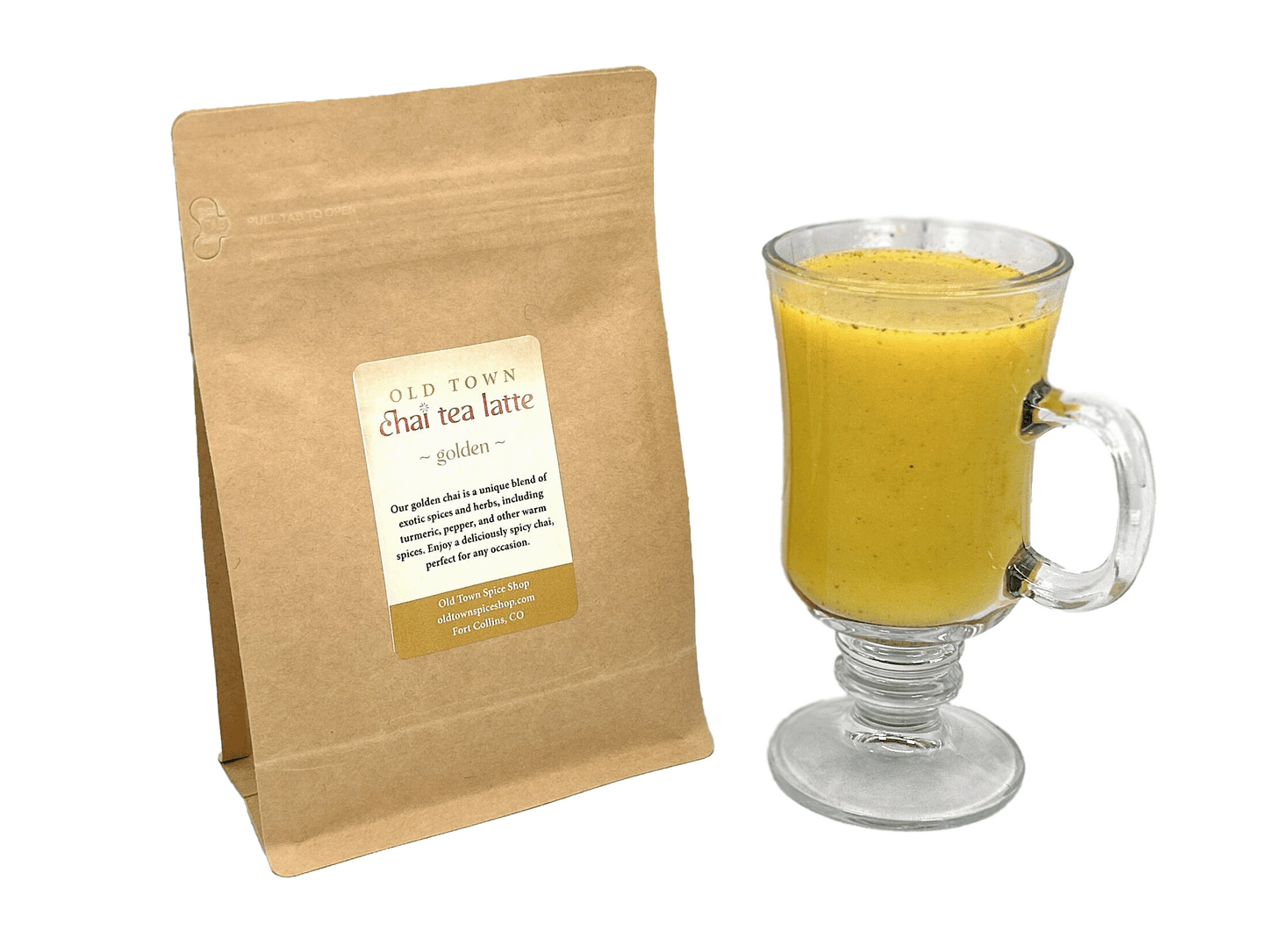 Old Town Chai Tea Latte - Golden Chai Drink Mix