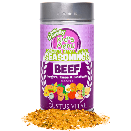Kid’s Menu: Beef: Burgers, Tacos & Meatballs Seasoning