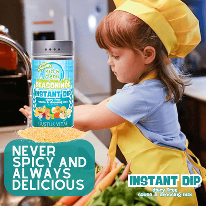 Kid’s Menu: Instant Dip Mix: Dairy-Free Sauce & Dressing Mix