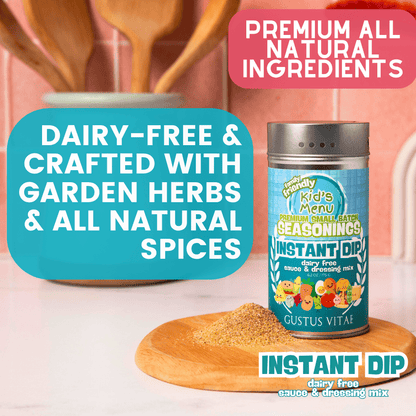 Kid’s Menu: Instant Dip Mix: Dairy-Free Sauce & Dressing Mix