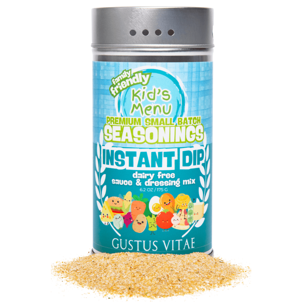 Kid’s Menu: Instant Dip Mix: Dairy-Free Sauce & Dressing Mix