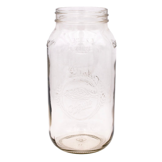 Azure Standard 64oz Wide Mouth Half Gallon Mason Jar