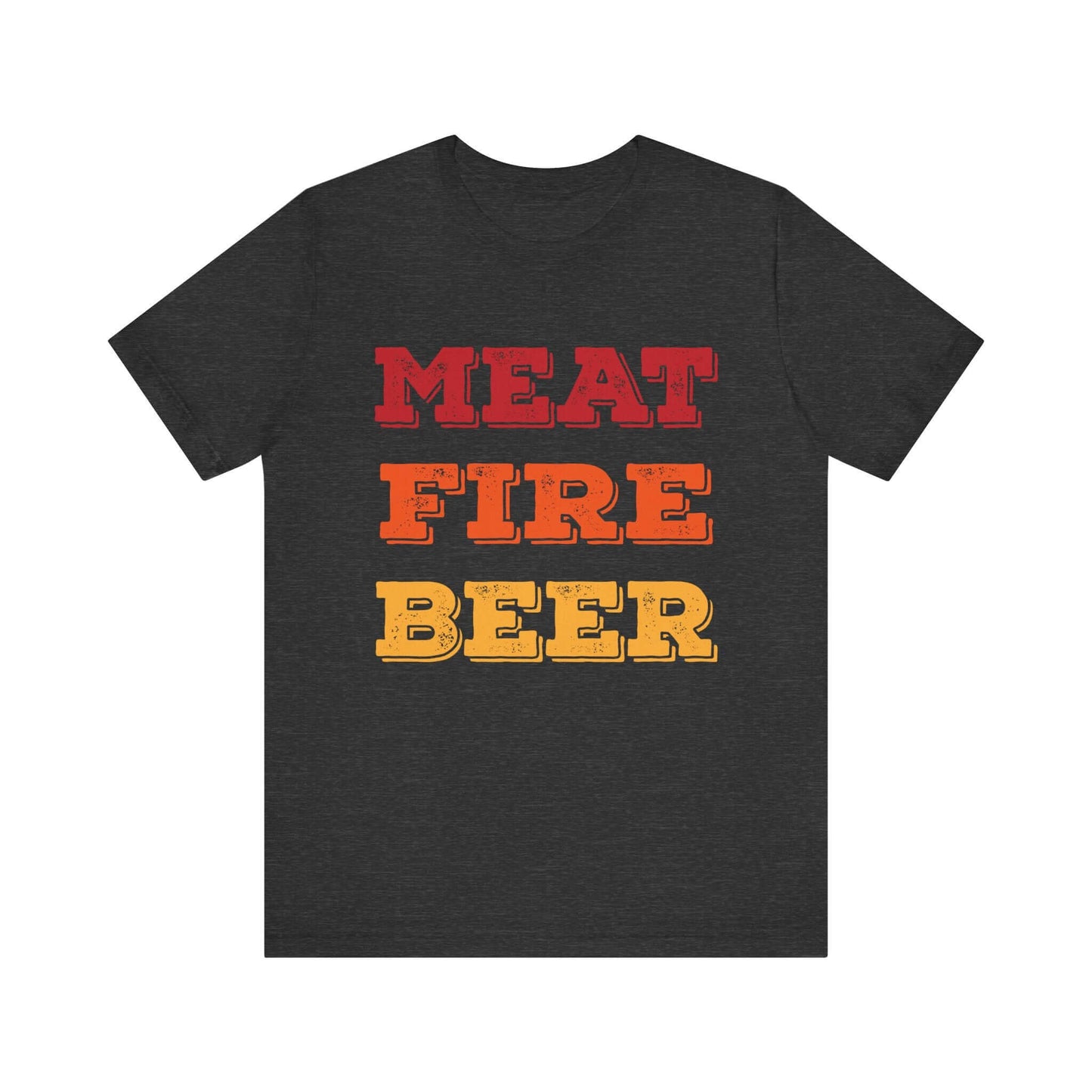 MEAT FIRE BEER BBQ T-SHIRT