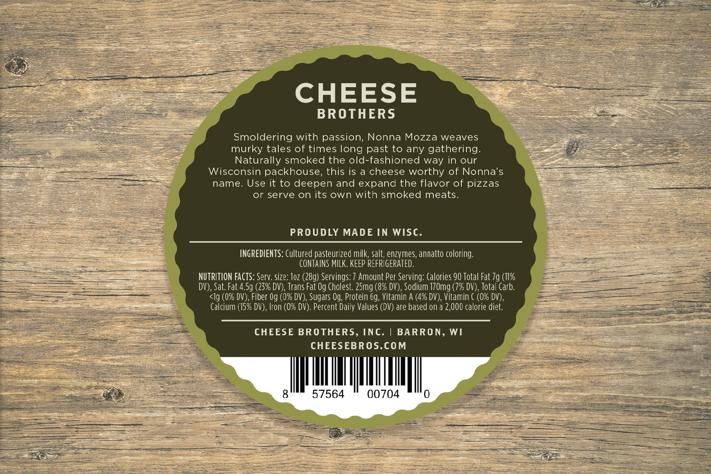 Smoked Mozzarella Cheese