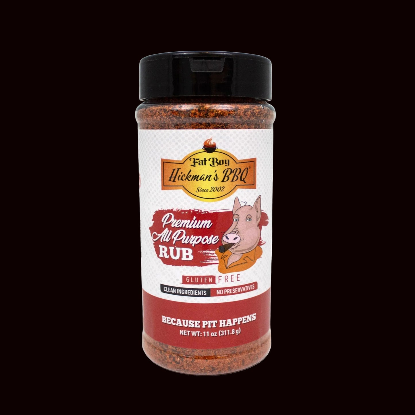 Premium All Purpose Gluten Free Keto Friendly BBQ Rub 11 oz