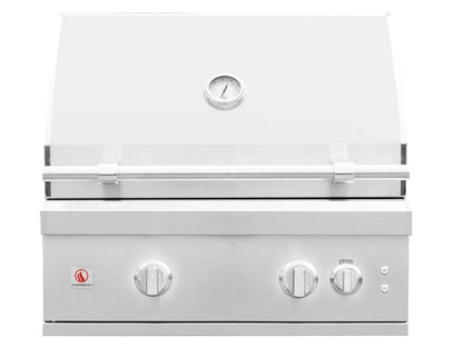 Summerset Quest 30-Inch 2-Burner Built-In Gas Grill with Rear Infrared Burner, Rotisserie Kit & Drop-In Griddle Plate