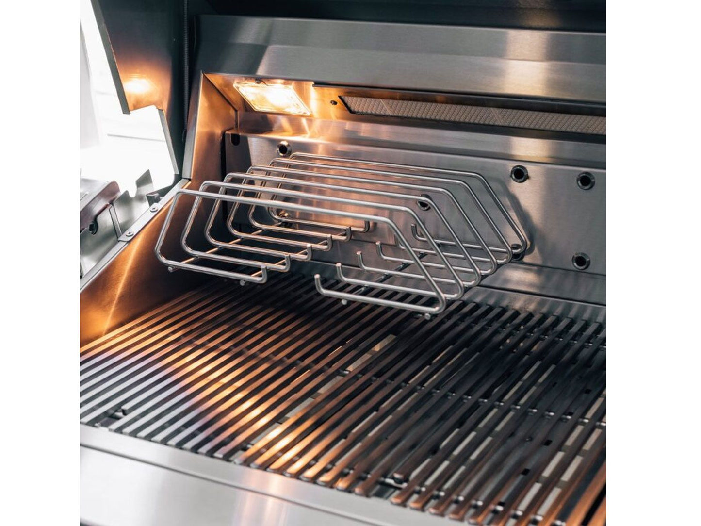 Summerset Quest 30-Inch 2-Burner Built-In Gas Grill with Rear Infrared Burner, Rotisserie Kit & Drop-In Griddle Plate