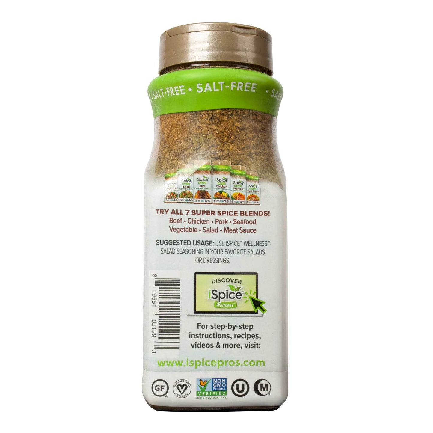 iSpice Salt-Free Salad Seasoning