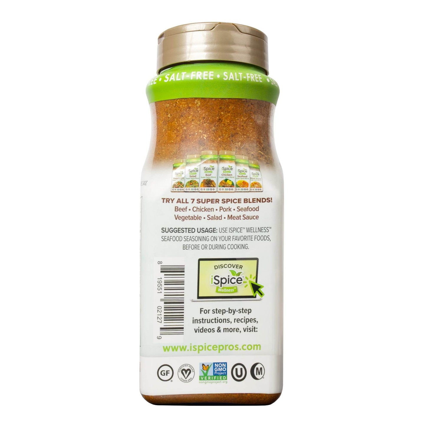 iSpice Salt-Free Seafood Seasoning