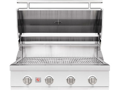 Summerset Sizzler 32-Inch 4-Burner Freestanding Gas Grill on Deluxe Cart