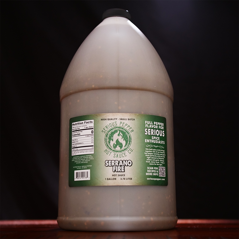 Serrano Fire Hot Sauce