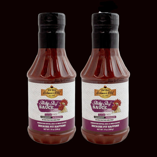 Sticky Stuff Gluten Free Natural BBQ Sauce 19 oz - Pack of 2