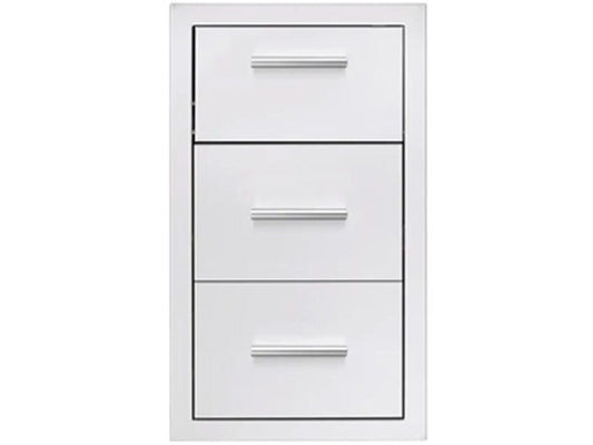 Summerset 17-Inch Stainless Steel Masonry Double Access Drawer With Paper Towel Holder
