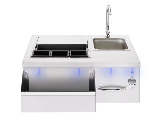 Summerset 30-Inch Beverage & Prep Station with LED Lights