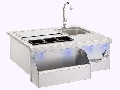 Summerset 30-Inch Beverage & Prep Station with LED Lights