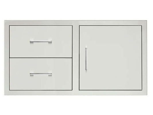 TrueFlame 30-Inch 2-Drawer & Access Door Combo