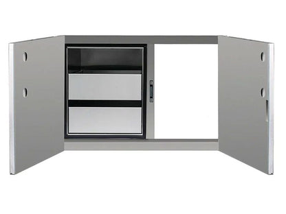 TrueFlame 36-Inch 2-Drawer Dry Storage Pantry & Access Drawer Combo